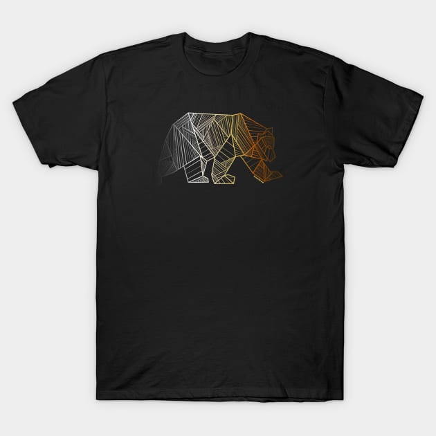 Geometric Bear Pride LGBTQ+ | BearlyBrand T-Shirt by The Bearly Brand